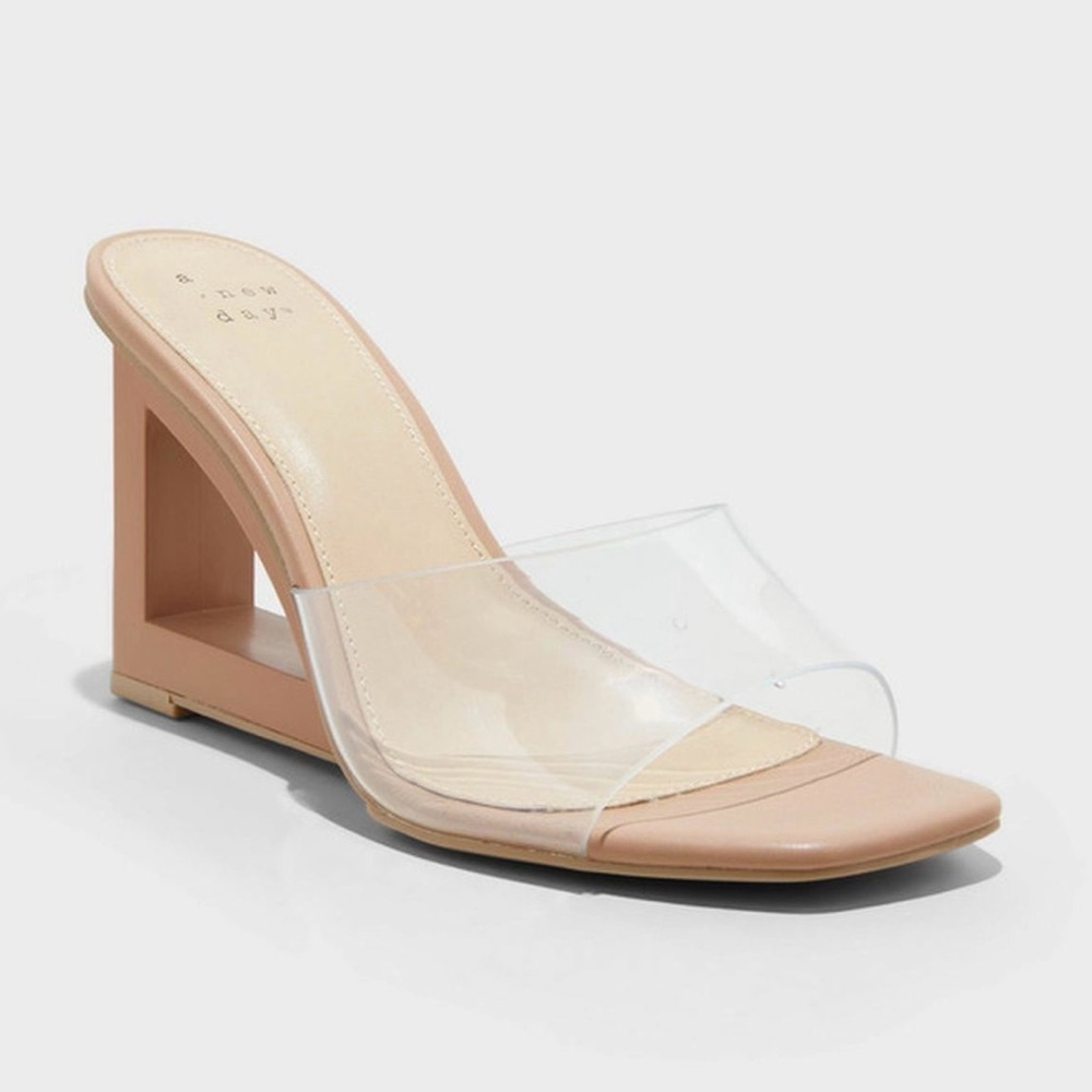 a new day Susana Heels PVC Clear Wedge Sandals - Picture 4 of 8